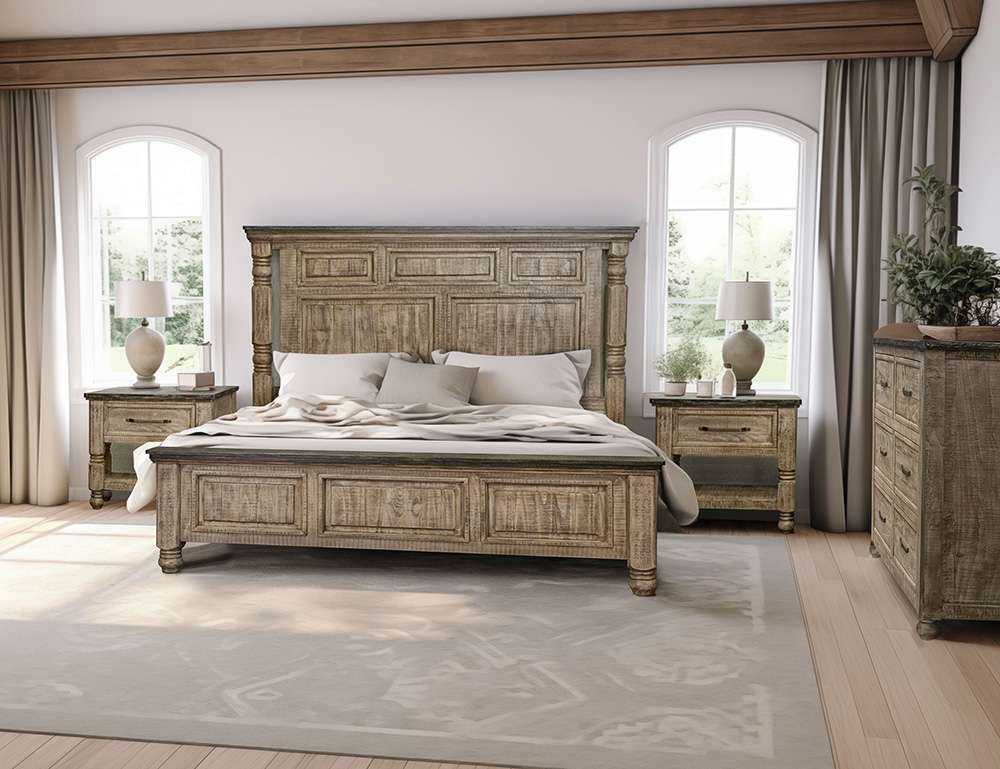 IFD - Natural Stone - 1 Drawer, Nightstand - IFD4091NTS veiw 2