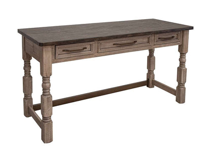 IFD - Natural Stone - 3 Drawer Desk - IFD4091DSK veiw 1