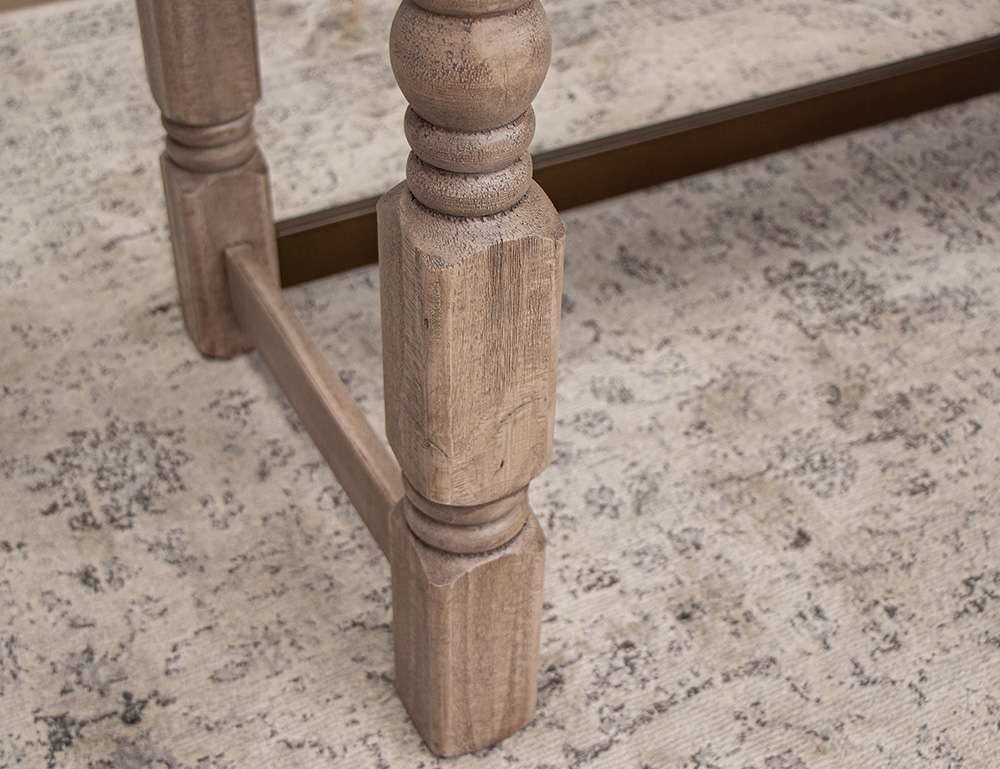 IFD - Natural Stone - 3 Drawer Desk - IFD4091DSK veiw 3