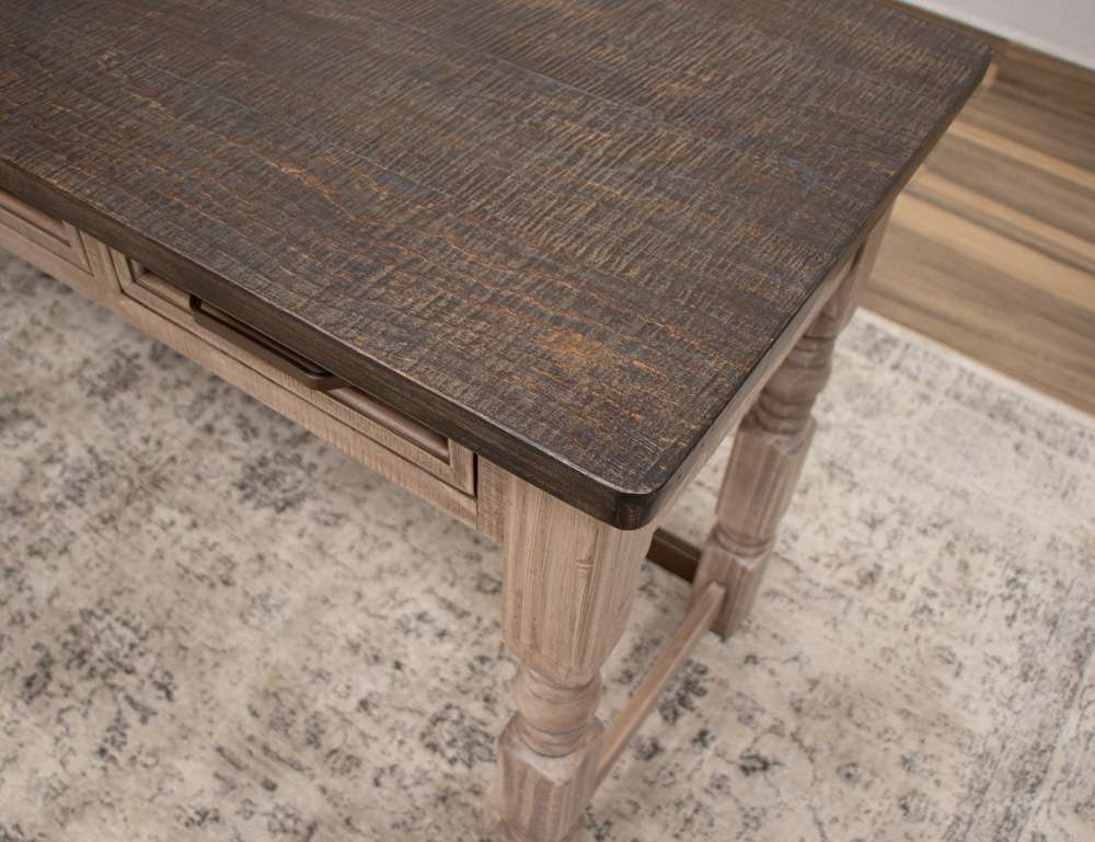 IFD - Natural Stone - 3 Drawer Desk - IFD4091DSK veiw 6