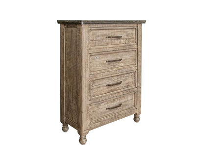 IFD - Natural Stone - 4 Drawer Chest - IFD4091CHT veiw 1