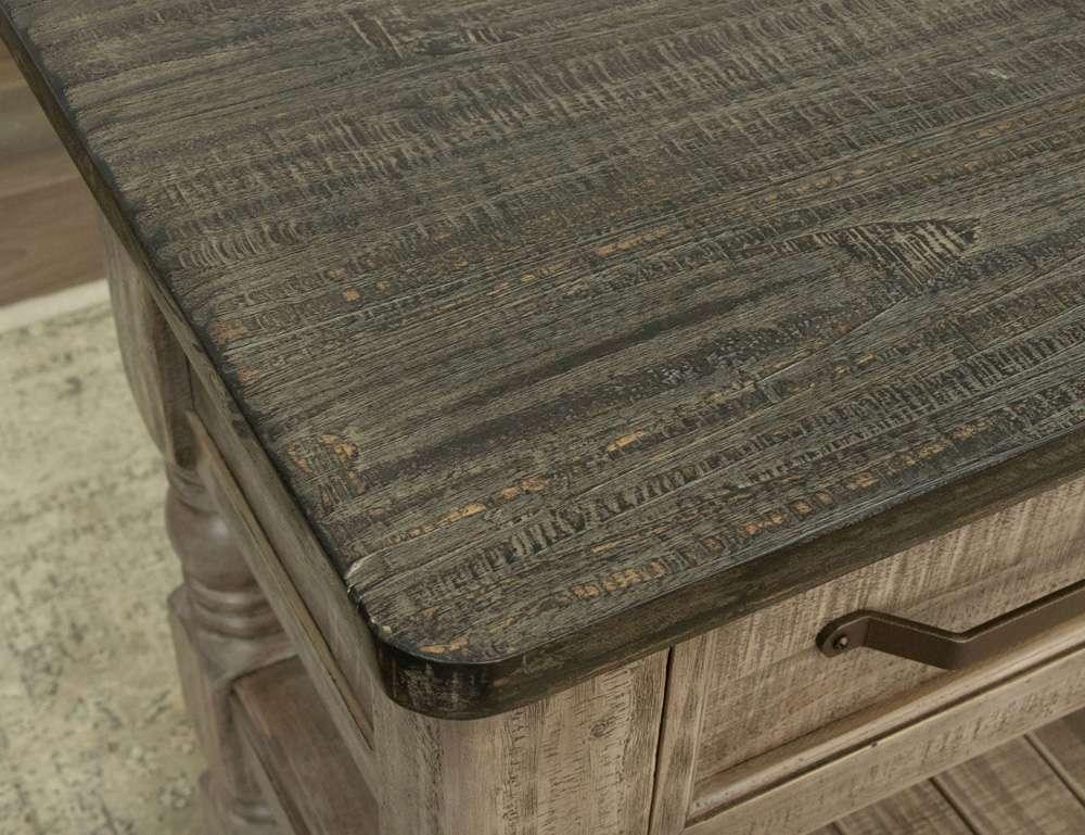 IFD - Natural Stone - 4 Drawers 2 Doors, 80in TV Stand - IFD4091STN80 veiw 5