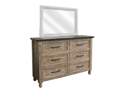 IFD - Natural Stone - 6 Drawer Dresser - IFD4091DSR veiw 1