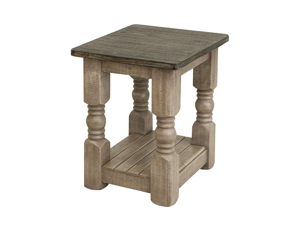 IFD - Natural Stone - Chairside Table - IFD4091CST veiw 1