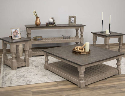 IFD - Natural Stone - End Table - IFD4091END veiw 2