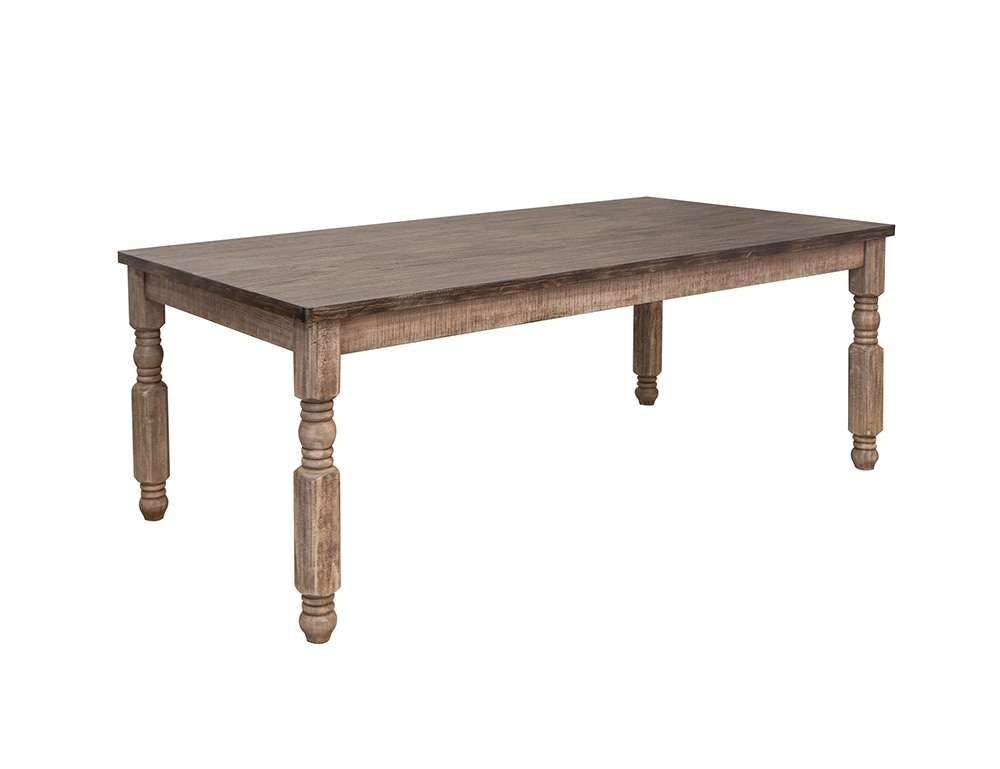IFD - Natural Stone - Turned Legs Dining Table - IFD4091TBL veiw 1