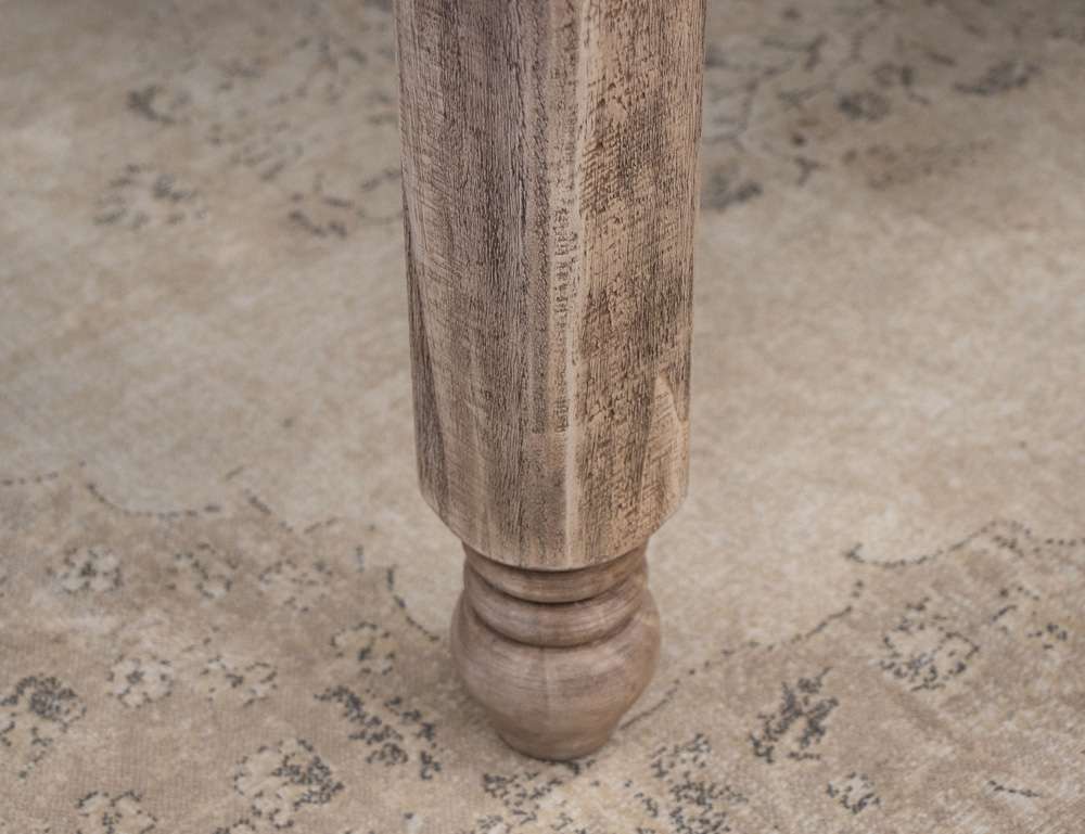 IFD - Natural Stone - Turned Legs Dining Table - IFD4091TBL veiw 4