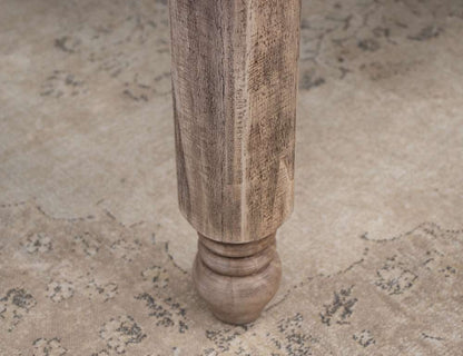 IFD - Natural Stone - Turned Legs Dining Table - IFD4091TBL veiw 4