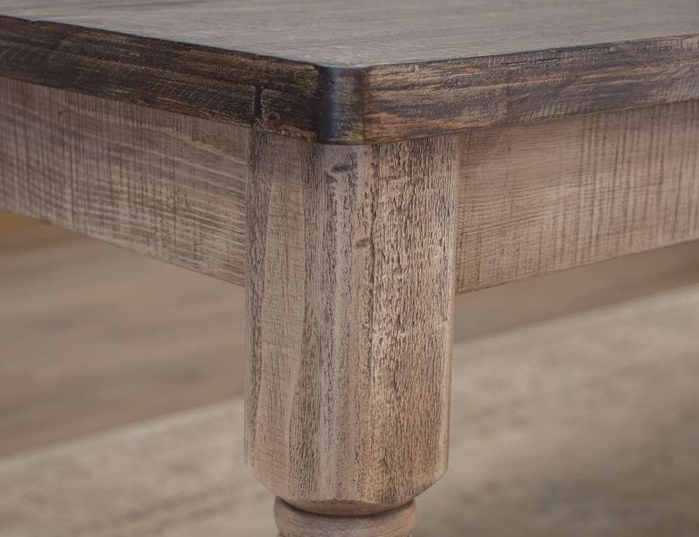 IFD - Natural Stone - Turned Legs Dining Table - IFD4091TBL veiw 5