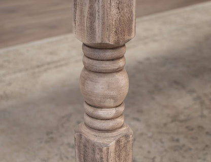 IFD - Natural Stone - Turned Legs Dining Table - IFD4091TBL veiw 6