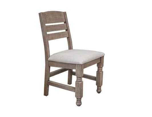 IFD - Natural Stone - Upholstered Seat Wooden Chair (Set of 2) - IFD4091CHR veiw 1