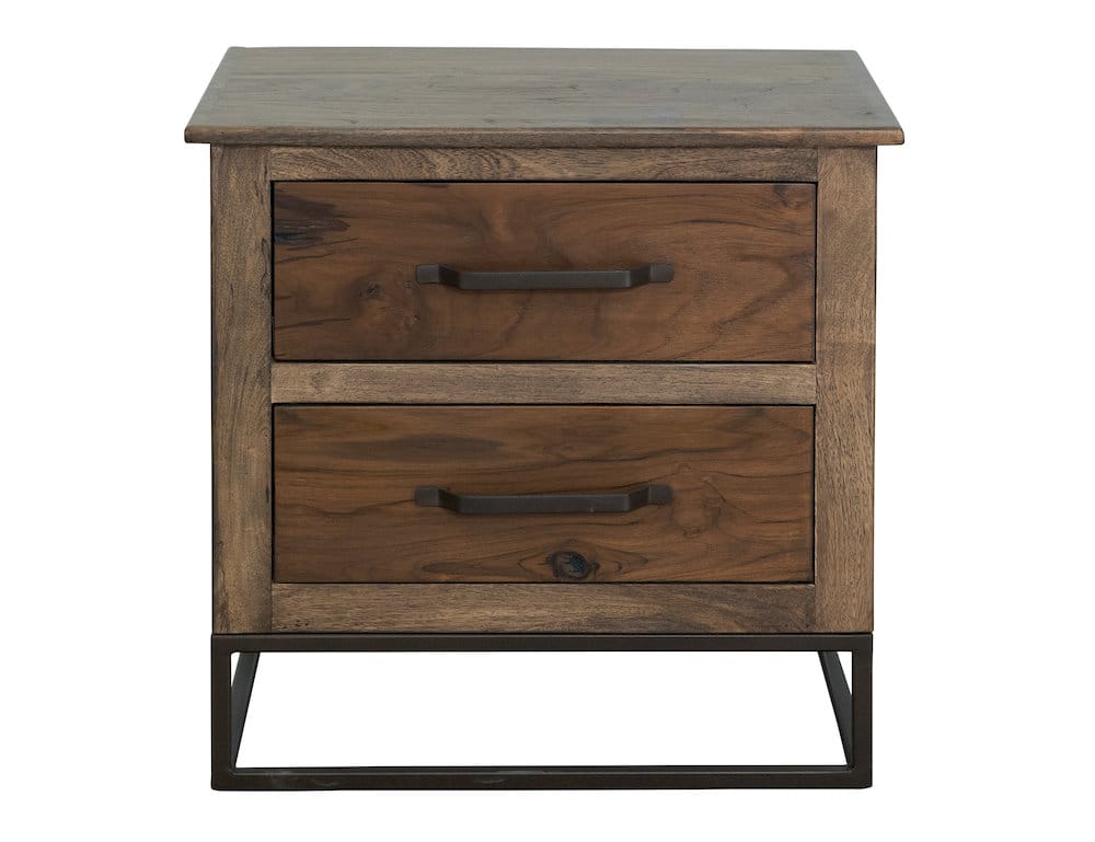 IFD  - Natural Teca  - 2 Drawer, Nightstand  - IFD1171NTS view 2