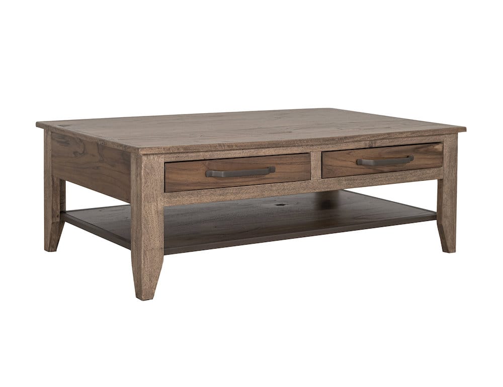 IFD  - Natural Teca  - 4 Drawer, 1 Shelf, Cocktail Table  - IFD1171CKT view 1
