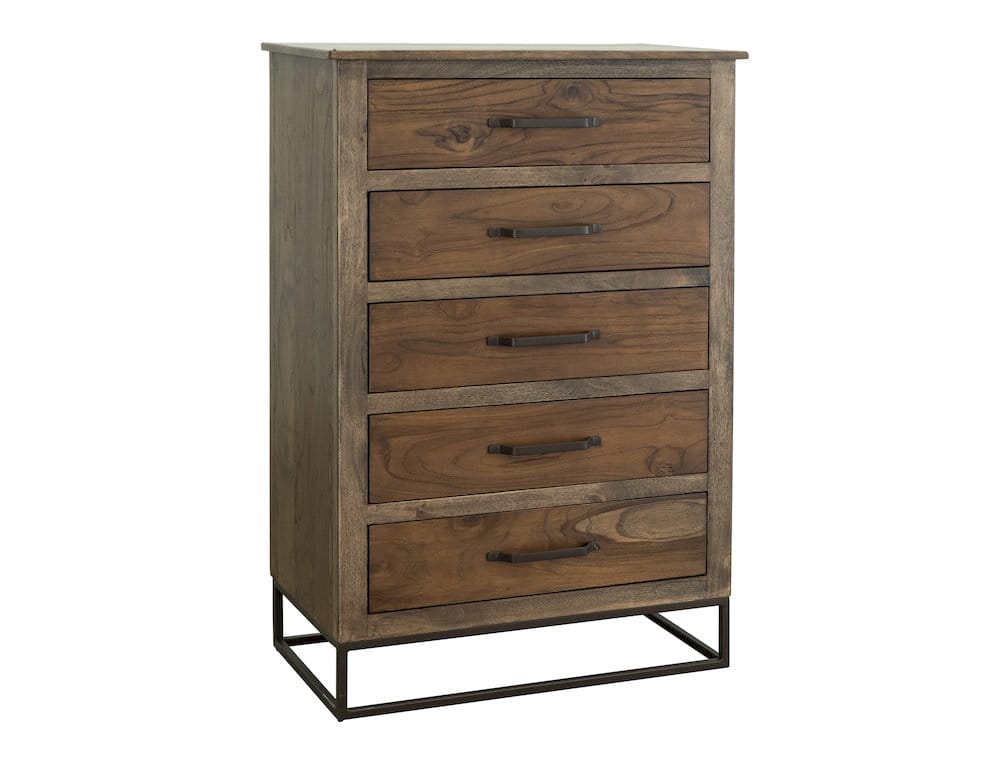 IFD  - Natural Teca  - 5 Drawer, Chest  - IFD1171CHT view 1
