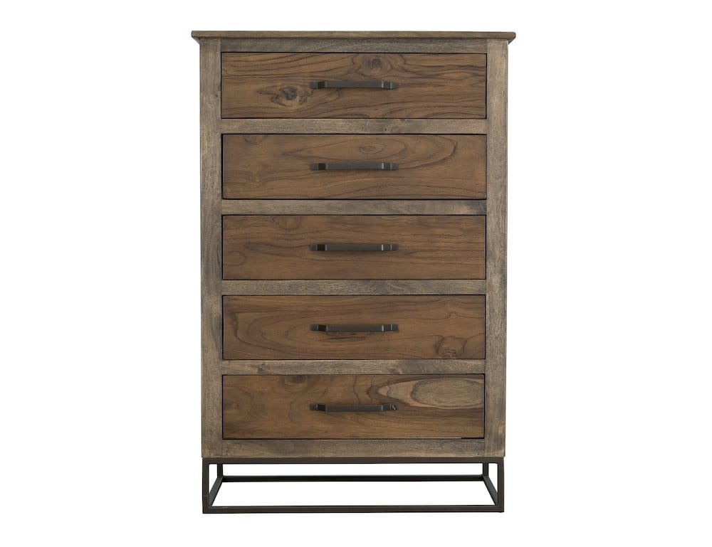IFD  - Natural Teca  - 5 Drawer, Chest  - IFD1171CHT view 2
