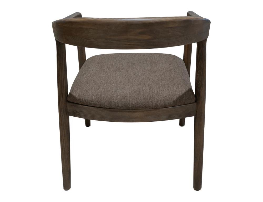 IFD - Natural Teca - Chair in Quartersawn Oak & Marooned Brown - IFD1173CHR veiw 3