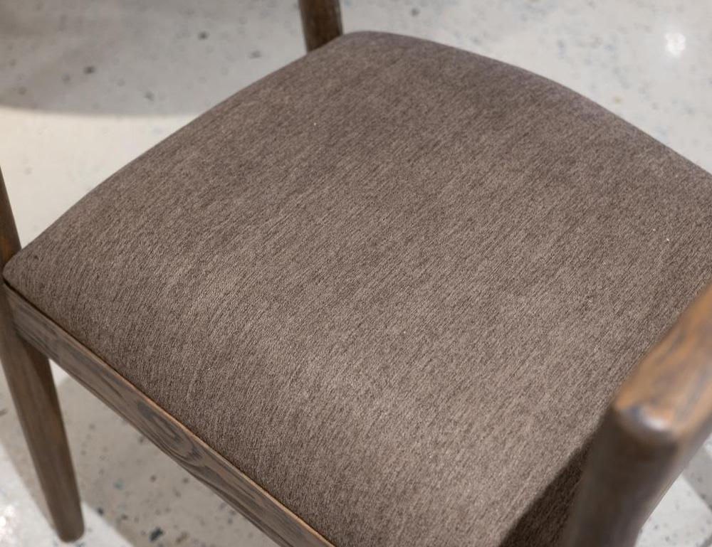 IFD - Natural Teca - Chair in Quartersawn Oak & Marooned Brown - IFD1173CHR veiw 4