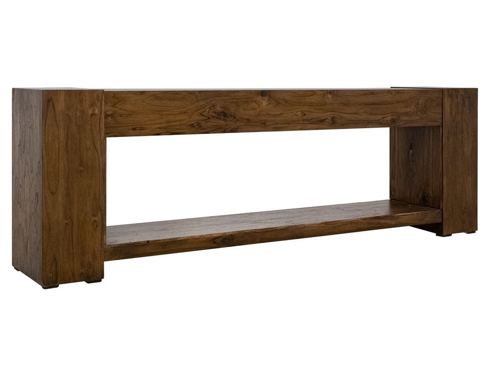 IFD - Natural Teca - Console 94" Electric Fireplace compatible in Brown - IFD1171CNF view 2