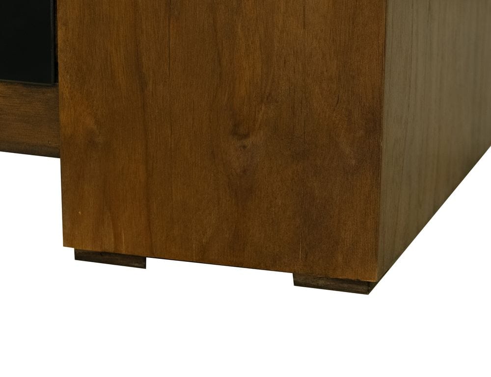 IFD - Natural Teca - Console 94" Electric Fireplace compatible in Brown - IFD1171CNF view 12