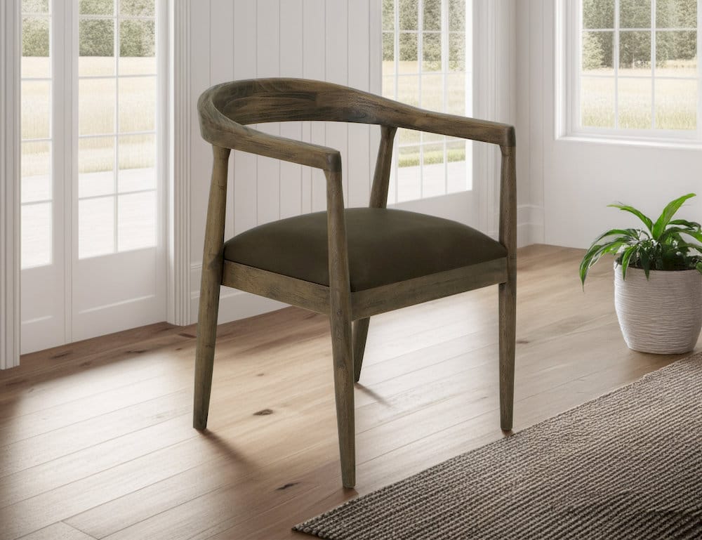 IFD  - Natural Teca  - Wooden Chair  - IFD1172CHR view 5