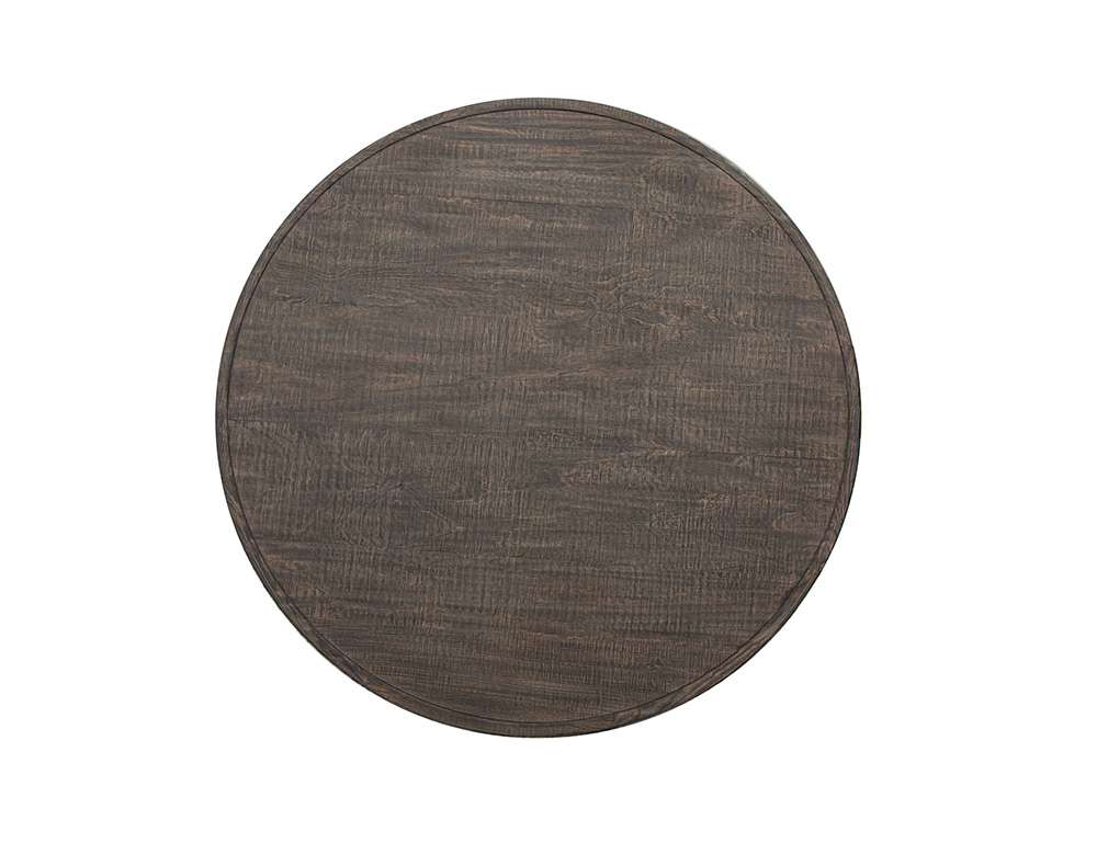 IFD - Nogal - Round Iron Table & Table Top 53in - IFD5801RNDBA_IFD5801RNDTP53 veiw 3