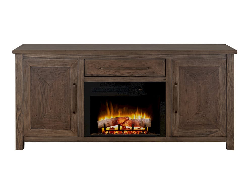 IFD  - Novus Lodge  - 1 Drawer, 2 Door Fireplace TV Stand 70"  - IFD2311EFP70 view 1