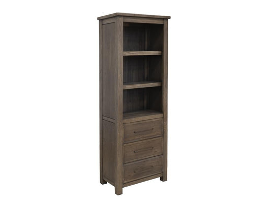 IFD - Novus lodge - 3 Drawer 3 Shelves Bookcase veiw 1