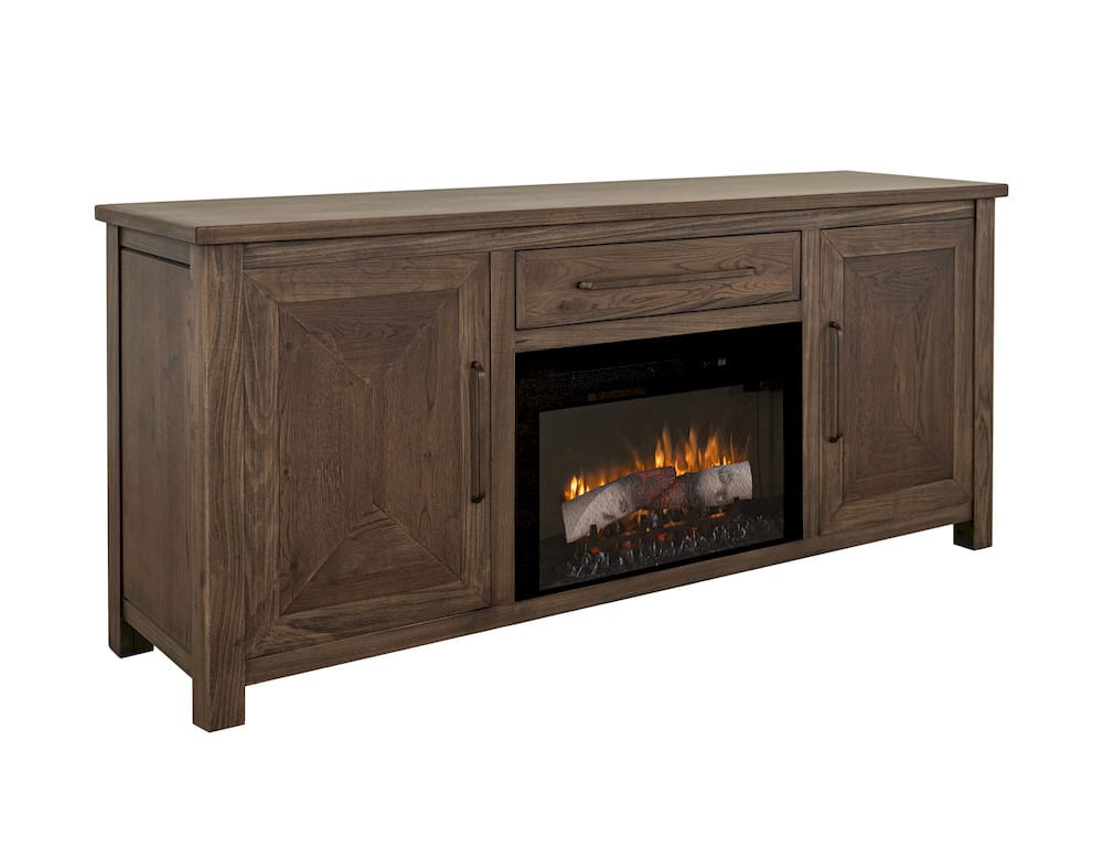 IFD - Novus Lodge 70in Electric Fireplace - 	IFD2311STNFP70 view 3