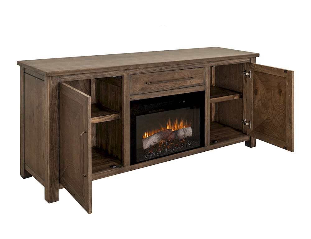IFD - Novus Lodge 70in Electric Fireplace - 	IFD2311STNFP70 view 4