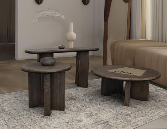 IFD - Novus lodge Round End Table - IFD2311OCCEND veiw 2