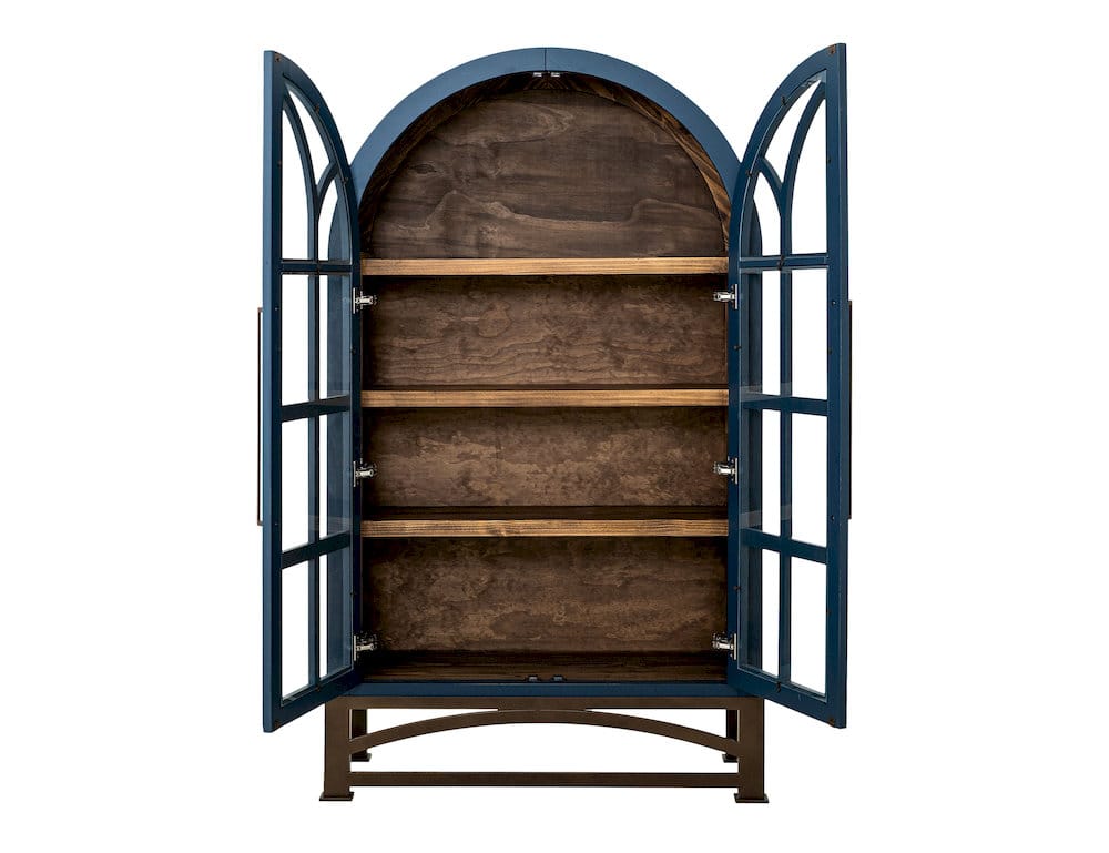 IFD  - Obsidian  - 2 Glass Door Cabinet  - IFD8531CABBL view 3