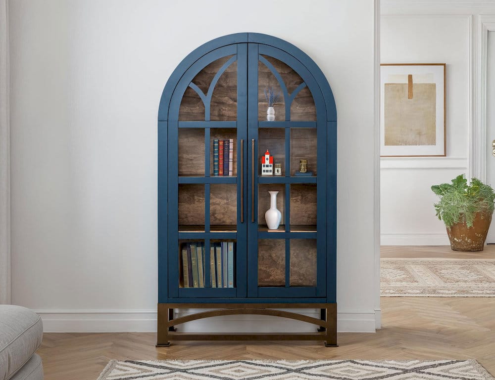 IFD  - Obsidian  - 2 Glass Door Cabinet  - IFD8531CABBL view 4