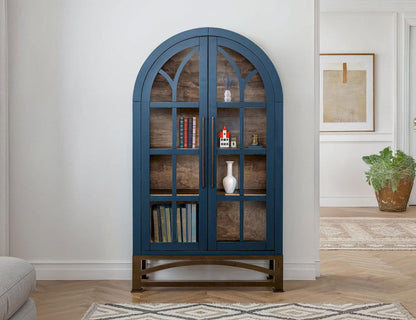 IFD  - Obsidian  - 2 Glass Door Cabinet  - IFD8531CABBL view 4