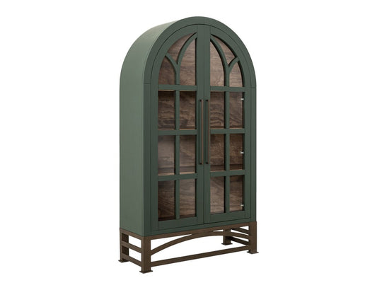 IFD - Obsidian - 2 Glass Door Cabinet - IFD8531CABGN view 2