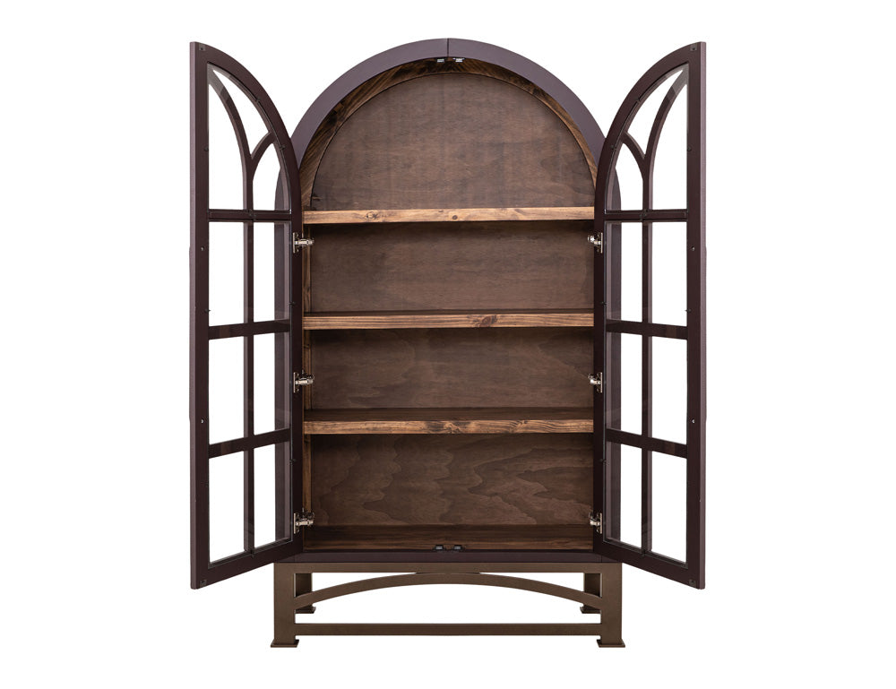 IFD - Obsidian - 2 Glass Door Cabinet - IFD8531CABRC view 3