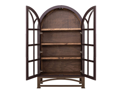 IFD - Obsidian - 2 Glass Door Cabinet - IFD8531CABRC view 3