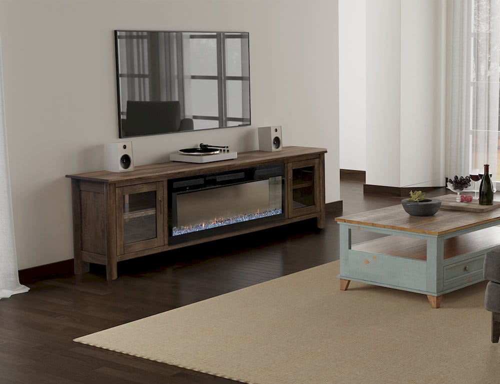 IFD  - Olimpia  - 2 Door Fireplace TV Stand  - IFD7381EFP93 view 4