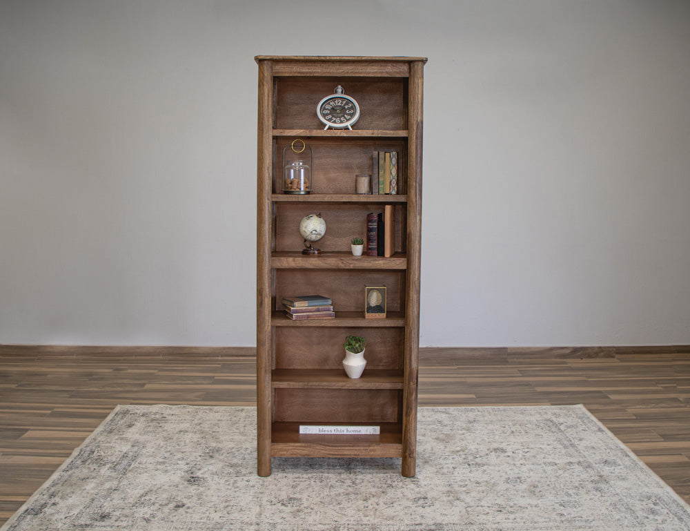 IFD - Olimpia - 6 Wooden shelves, Bookcase - IFD7381BKS view 4