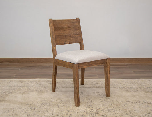 IFD - Olimpia - Upholstered Seat Wooden Chair (Set of 2) - IFD7381CHR view 2