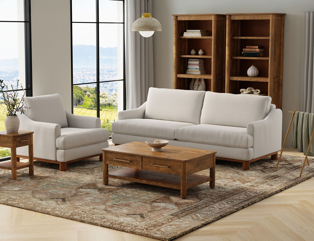 IFD - Olimpia - Wooden Frame & Base, Loveseat - IUP738-LOV-101 view 4