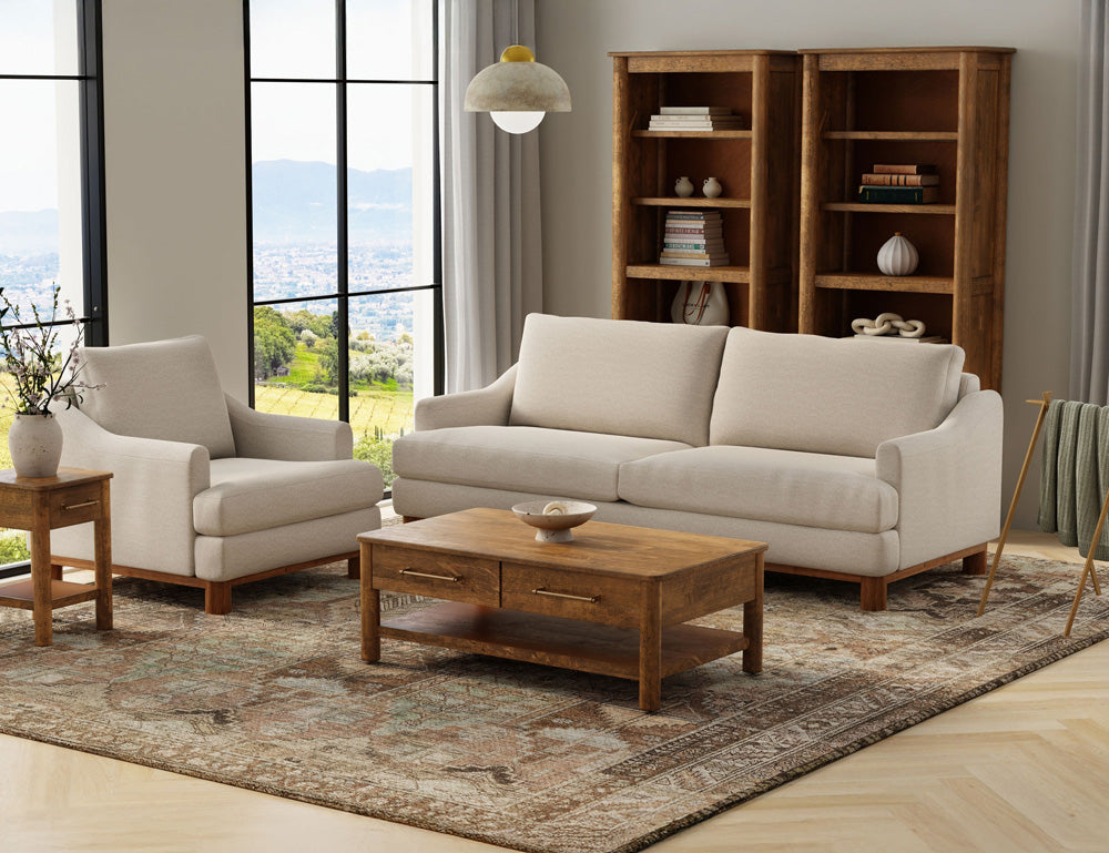 IFD - Olimpia - Wooden Frame & Base, Loveseat - IUP738-LOV-161 view 4
