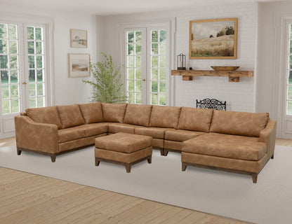 IFD  - Olivo  - Wooden Frame & Base, Armless Loveseat  - Orange  - IUP541-ALS-202 view 3