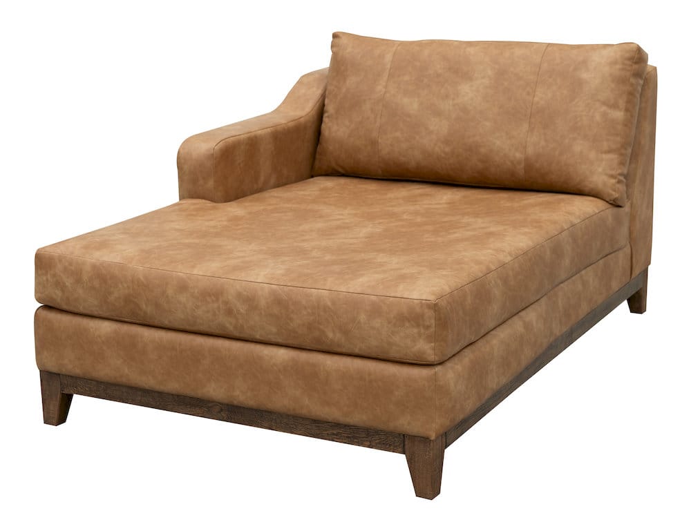 IFD  - Olivo  - Wooden Frame & Base, Sectional Chaise  - Orange  - IUP541-CSE-LF-202 view 2