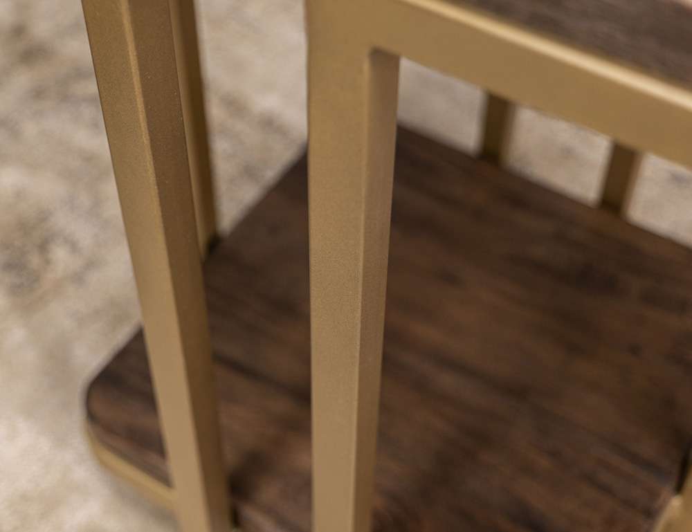 IFD - Onix - Metal Base End Table - IFD3211END veiw 4