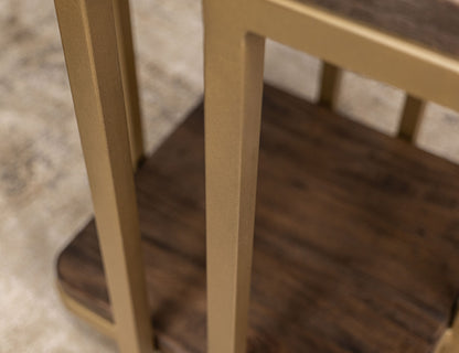 IFD - Onix - Metal Base End Table - IFD3211END view 4