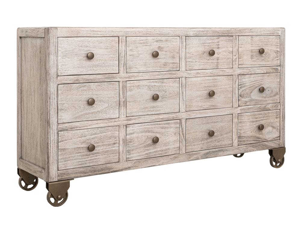 IFD - Oslo - 12 Drawer Console in White - IFD6531CNSWT view 1