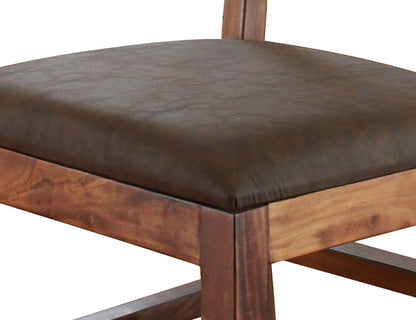 IFD - Parota 24 Barstool - with Faux Leather Seat (Set of 2) - IFD865BS24 view 4