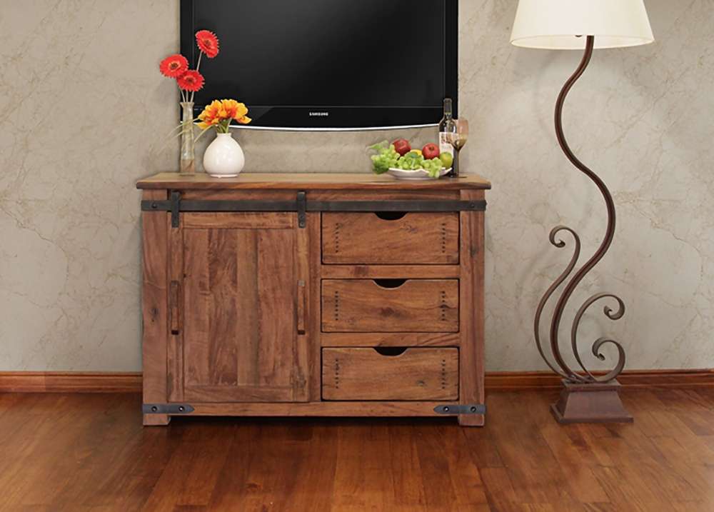 IFD - Parota 50inTV Stand w/3 Drawer,1 door w/2 shelves - IFD866STAND-50 veiw 1
