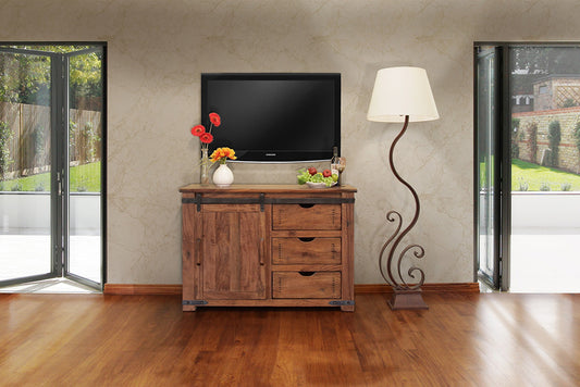 IFD - Parota 50inTV Stand w/3 Drawer,1 door w/2 shelves - IFD866STAND-50 view 2