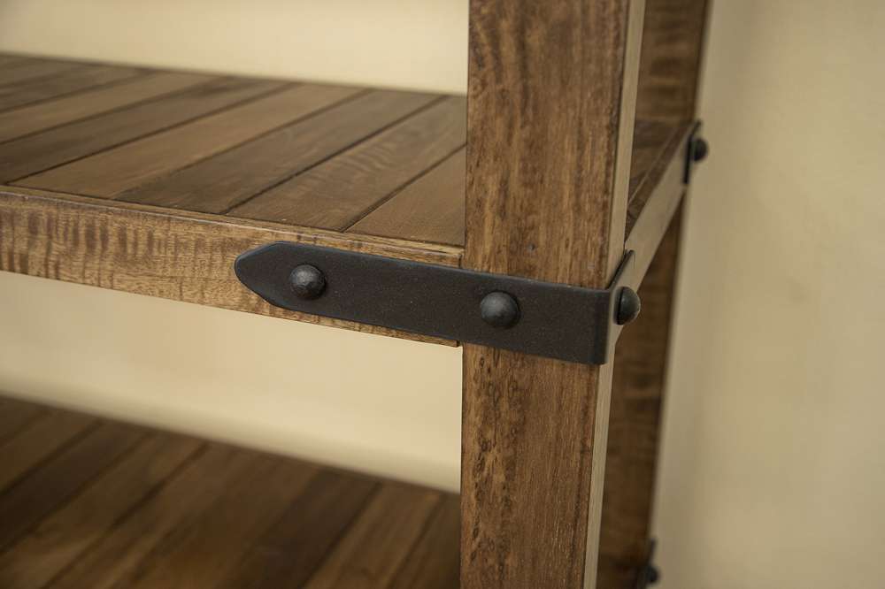 IFD - Parota 70in Bookcase w/4 Wooden Shelves - IFD866BKCS-70 veiw 4